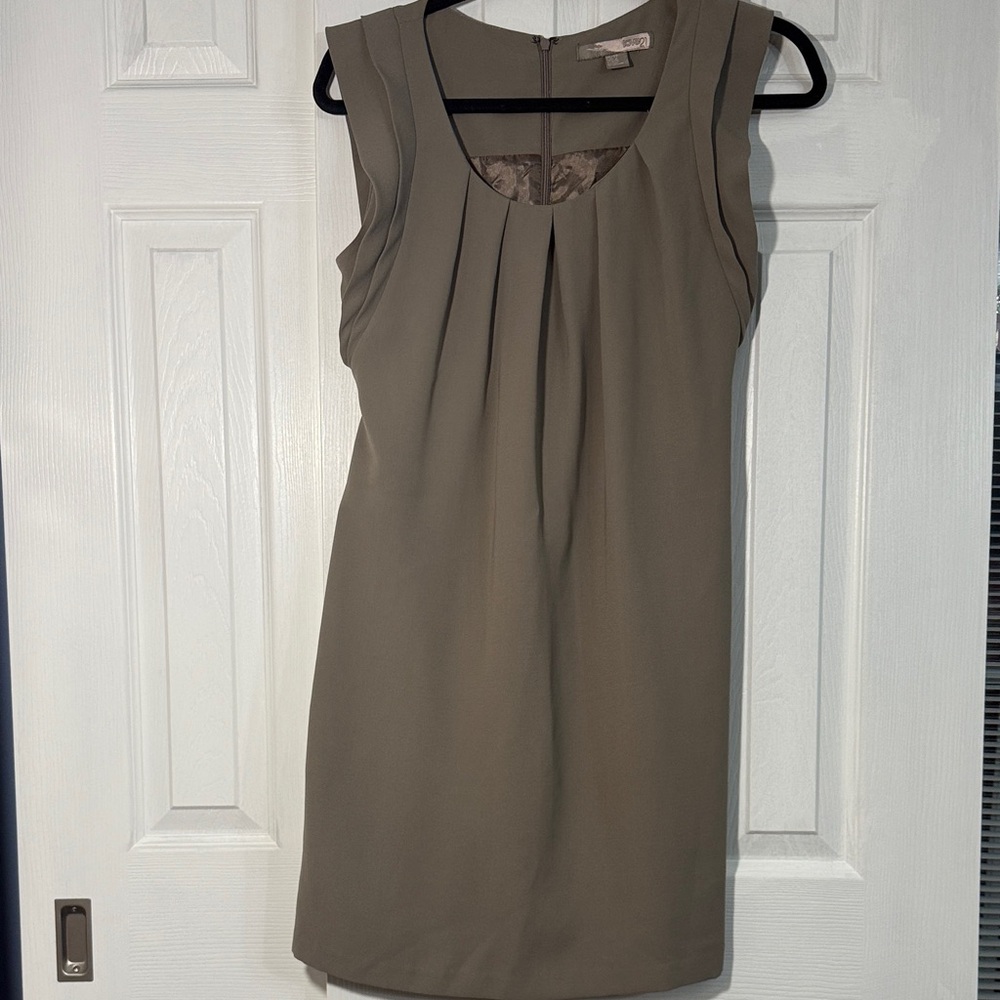 Forever 21 Sleeveless Mini Dress in Taupe